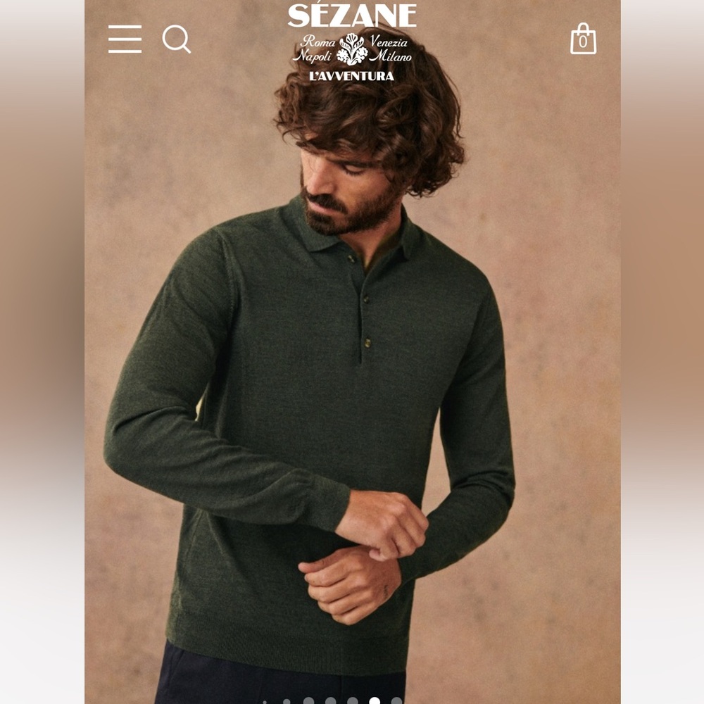 Sezane Mens Mike Sweater Large Brand New with tags